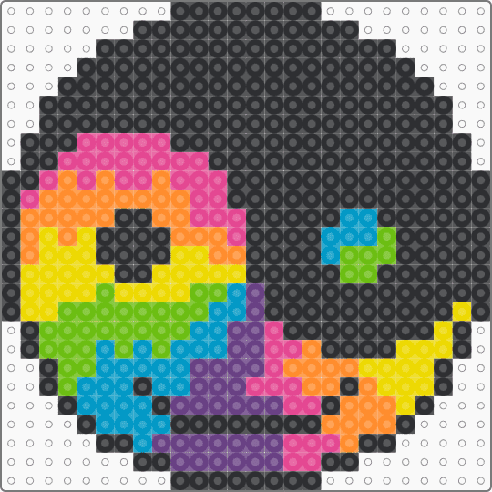 Rainbow Peace Face