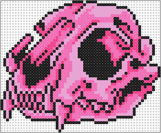 Pink Cat Skull