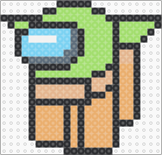 Among Us - Grogu / Baby Yoda - 29x29_1panel