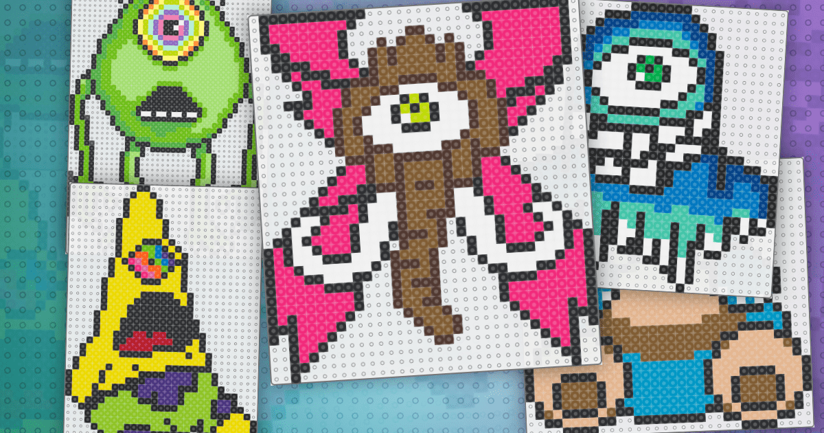 30 Free Cyclops Fuse Bead Patterns - Eye-Catching Designs!