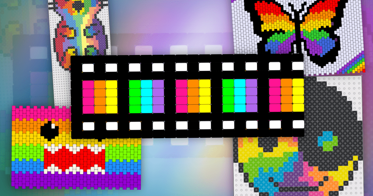30 Free Rainbow Kandi Patterns - A Colorful Collection!