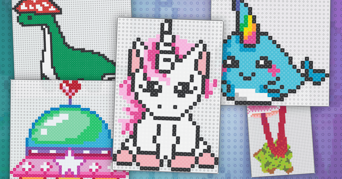 30 Free Whimsical Fuse Bead Patterns to Spark Your Creativity!