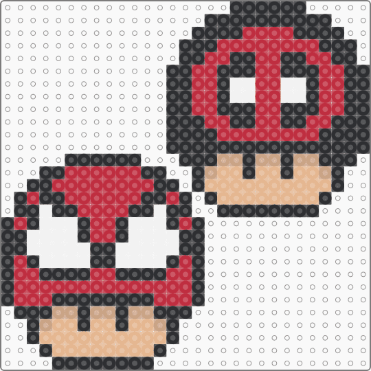 Mushroom Head- Spiderman & Deadpool