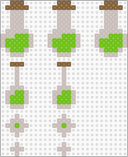 3D potion perler (GREEN)