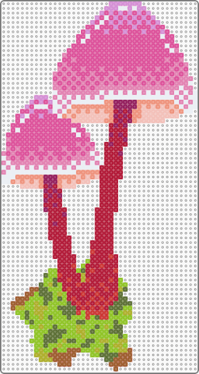 Pink Mushrooms
