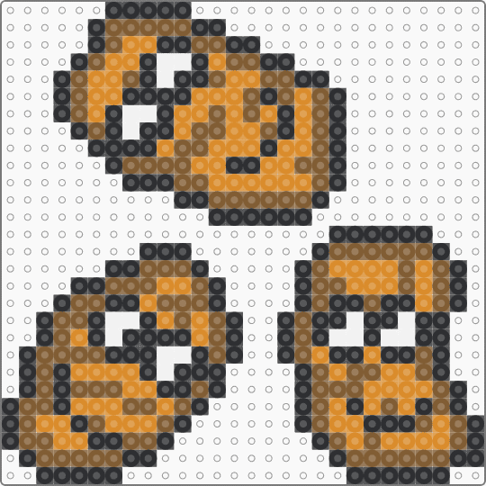Chickie Nuggies w/faces - v1 _ 29x29 1-panel