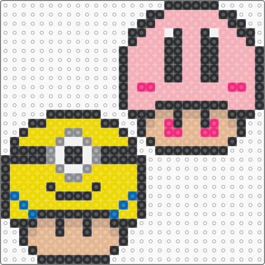 Mushroom Head- Minion & Kirby