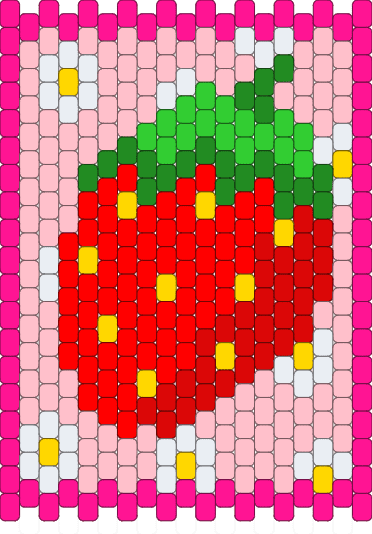 Strawberry Bag Panel