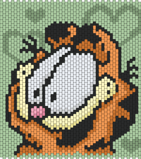 Garfield Bag Front Panel