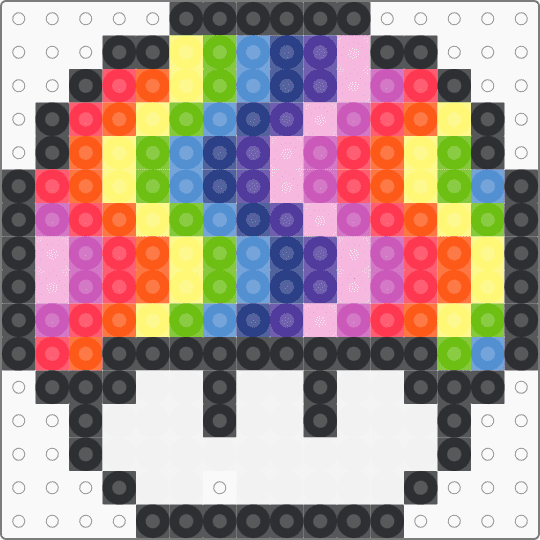 rainbow mushy