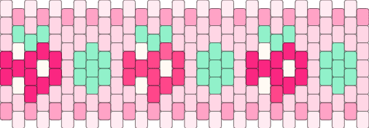 Strawberry Choker (continue pattern until it fits neck)