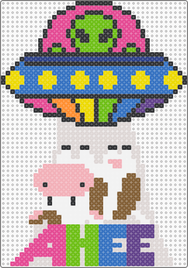 AHEE space ship w/cow