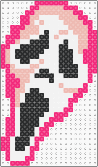 Black and Pink Ghostface