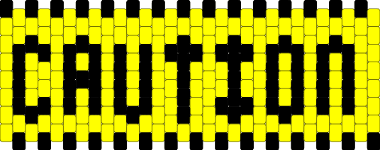 Caution tape pattern