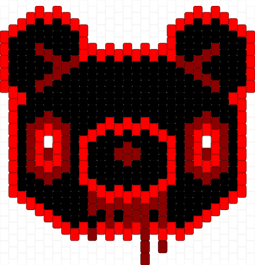 gloomy red