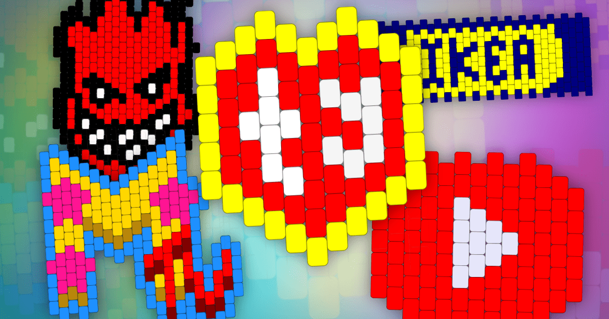 Logo Pony Bead Patterns (30 Free Patterns with Details)