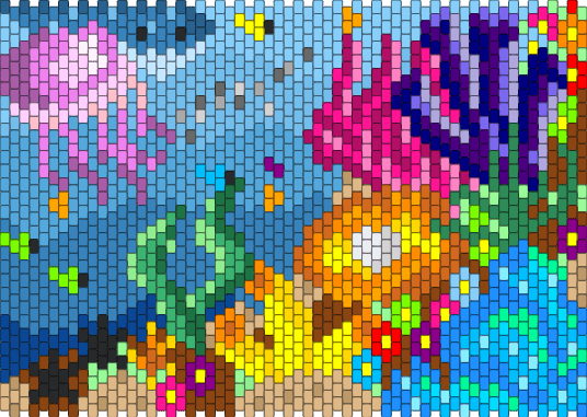 Ocean-scape Bag Panel 1