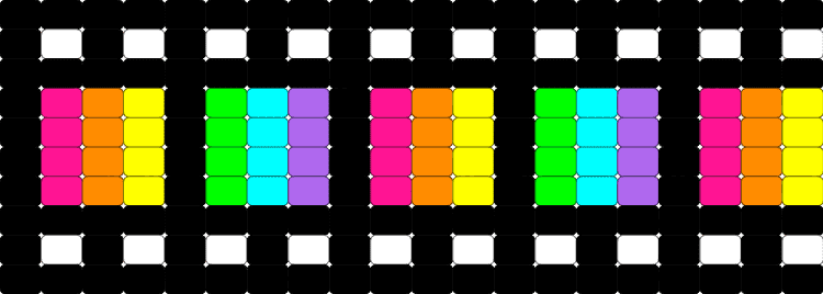 Rainbow film roll