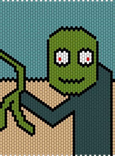 salad fingers bag front