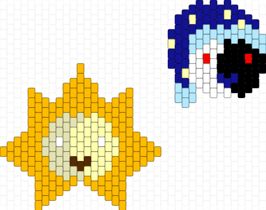 silly sundrop & moondrop :3