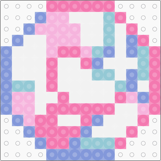 Trans Flag Gemstone
