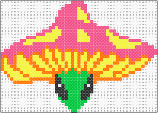 Trippy Alien Mushroom Head