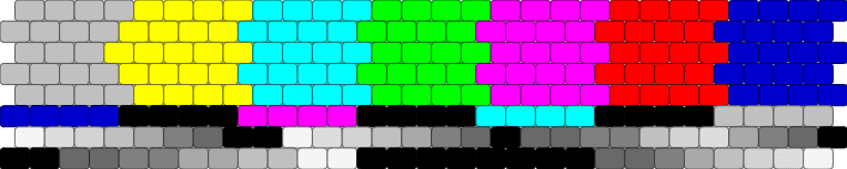 TV Rainbow Glitch Cuff
