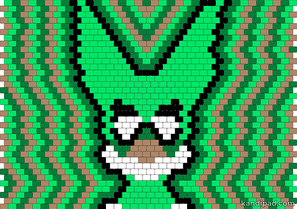 Deku Pony Bead Tapestry Pattern