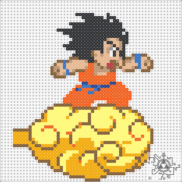 Goku and Kinto'un Kandi Pattern from Dragon Ball Z