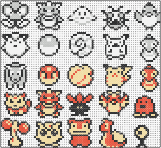 Pokemon Menu Sprites 1