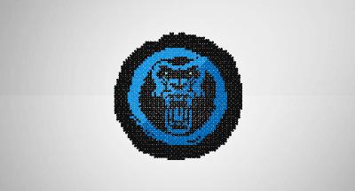 Brondo Logo - blue - brondo,gorilla,music,edm,dj