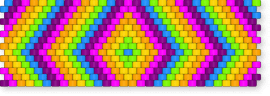 December 27, 2024 Pattern of the Day: rainbow portal by cosmicvoid