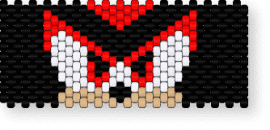 February 03, 2025 Pattern of the Day: shadow the hedgehog by izaacnootman