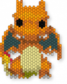 January 03, 2025 Pattern of the Day: Charizard by sparkeykmk420