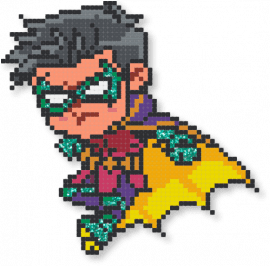 Robin - gray, orange, yellow