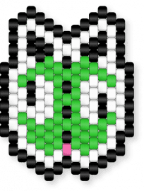 Gir Charm (for Grimmtheskeleton) - white,green