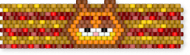 Garfield and lasagna cuff - orange,red,gold,garfield,tv show,cartoon,food