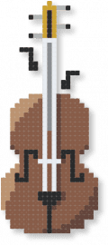 Cello - cello, chello, guitar, instrument, music, orchestra, tan, violin