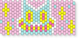 Pastel Clown Cat - pink