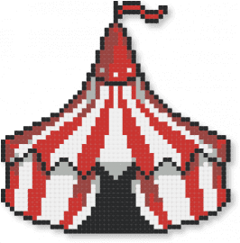 Carnival Tent - red,cotdthemeparks,theme park,carnival,amusement park