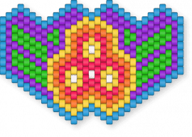 Neon Rainbow Mask - light blue,purple,yellow,green,mask,rainbow,neon