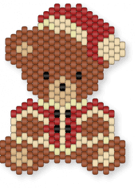 CHRISTMAS BEAR - red