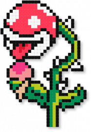 Super Mario Piranha Icecream - red,green