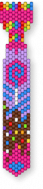 Candy tie - pink,brown,light blue,colorful,candy,tie