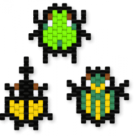 February 18, 2025 Pattern of the Day: little beetles charms for my coworkers by fiboscribbles