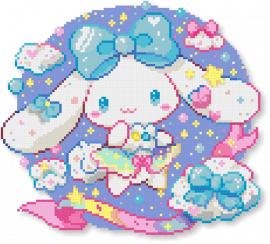 Pastel Cinnamoroll - pink,light blue,beige,cinnamoroll,pastel,cotdoutlines