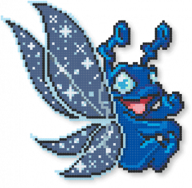 faerie grundo - light blue,blue,neopets,grundo,faerie,space
