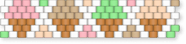 Pastel Ice Cream Cuff (20 x 6) - beige, chocolate, cotdicecream, cute, ice cream, mint, orange, pastel, strawberry, vanilla