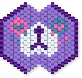 Share Bear mask - care bear, cartoon, character, purple