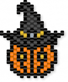 Pumpkin - black, orange